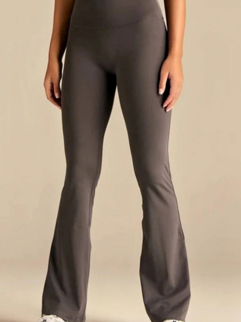 LOLË🏃♀️NWOT sculptLUX Flare Legging Gray/Brown Sz XL